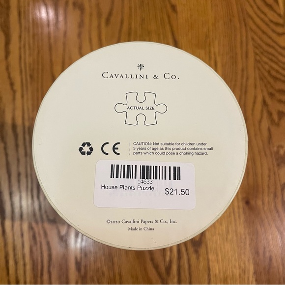 1000 Piece Vintage Themed House Plants Puzzle by Cavallini & Co. - Picture 11 of 13